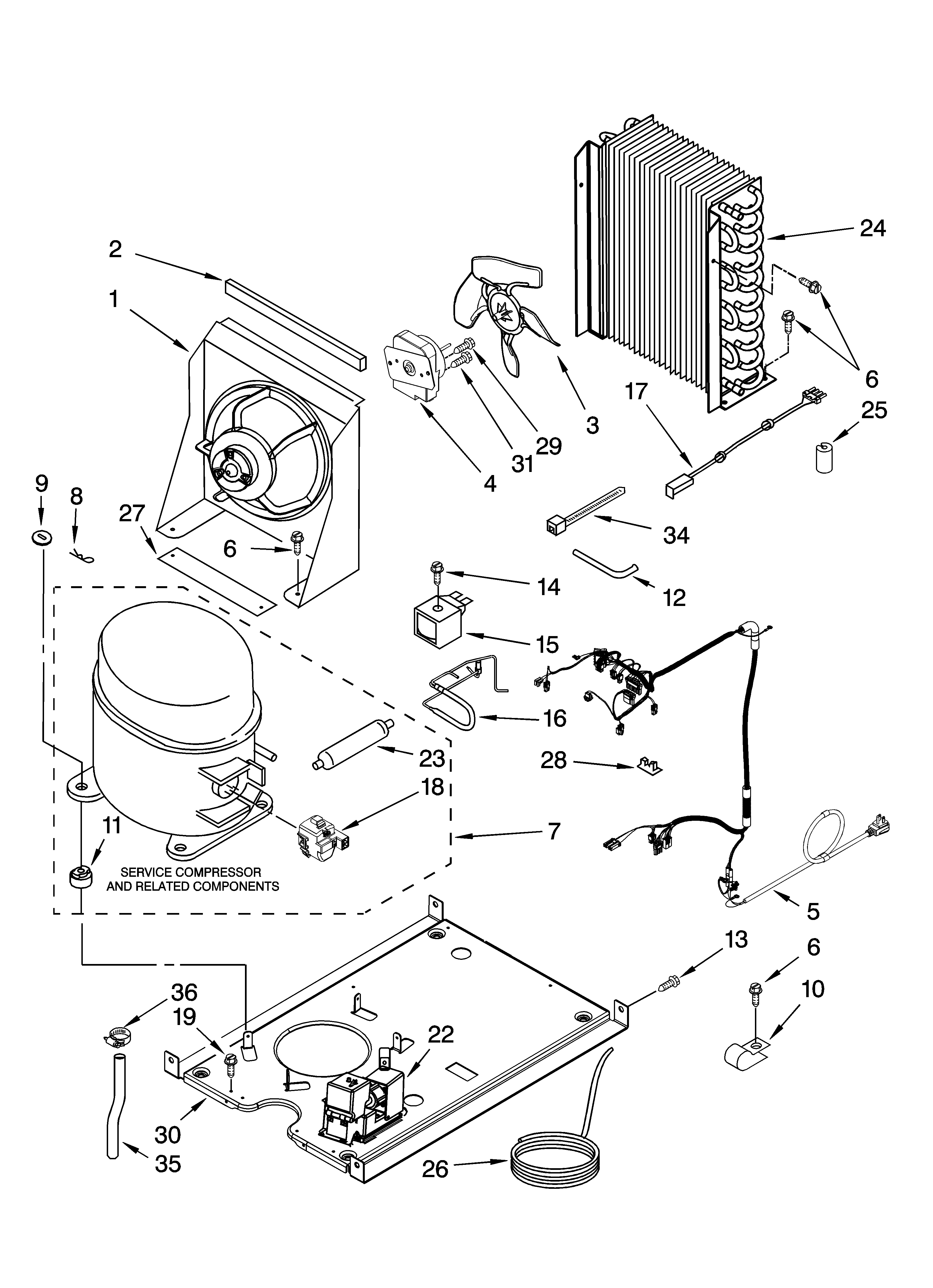 Unit parts, optional parts (not included)