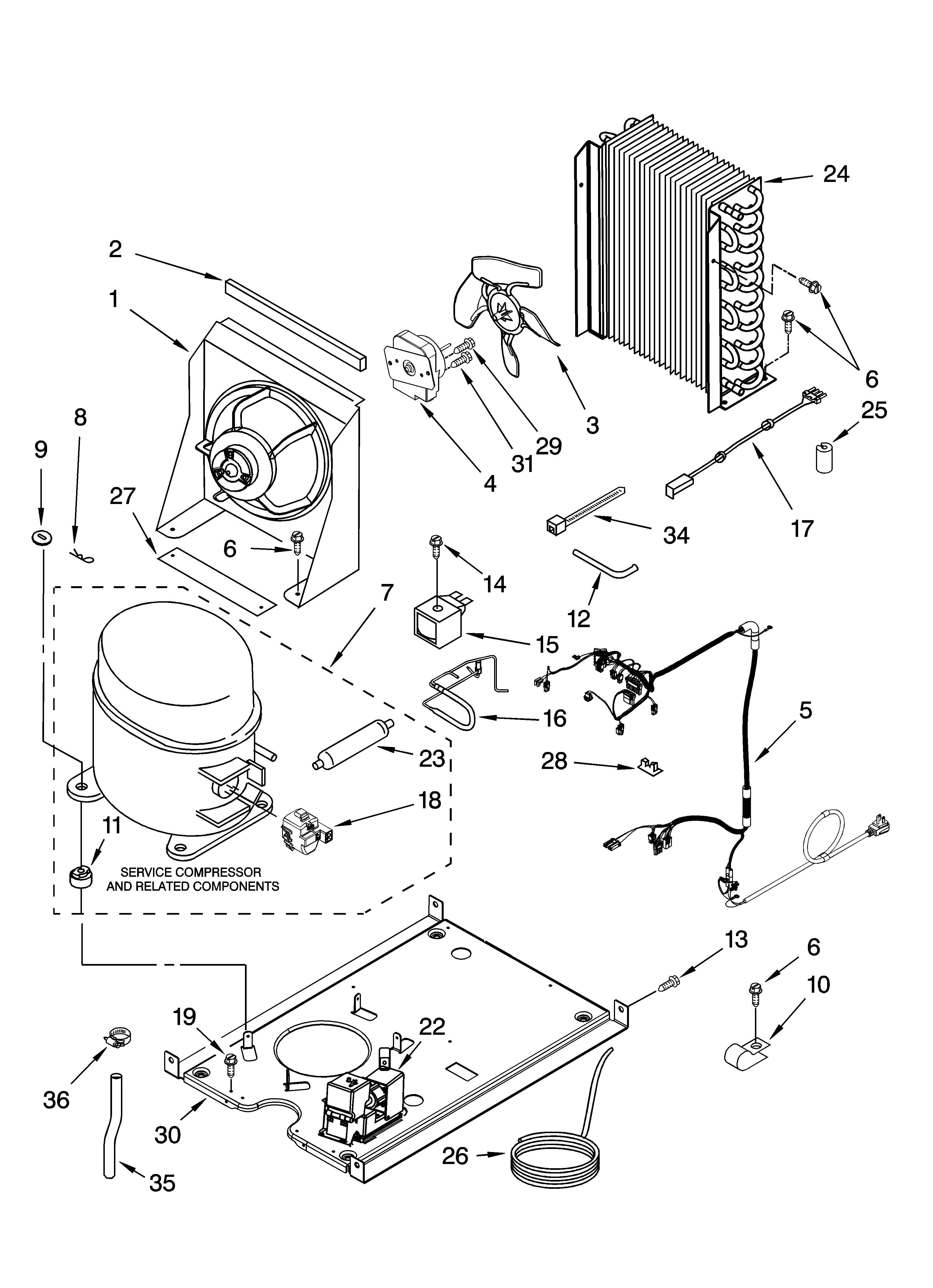 Unit parts, optional parts (not included)