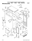 Cabinet liner and door parts
