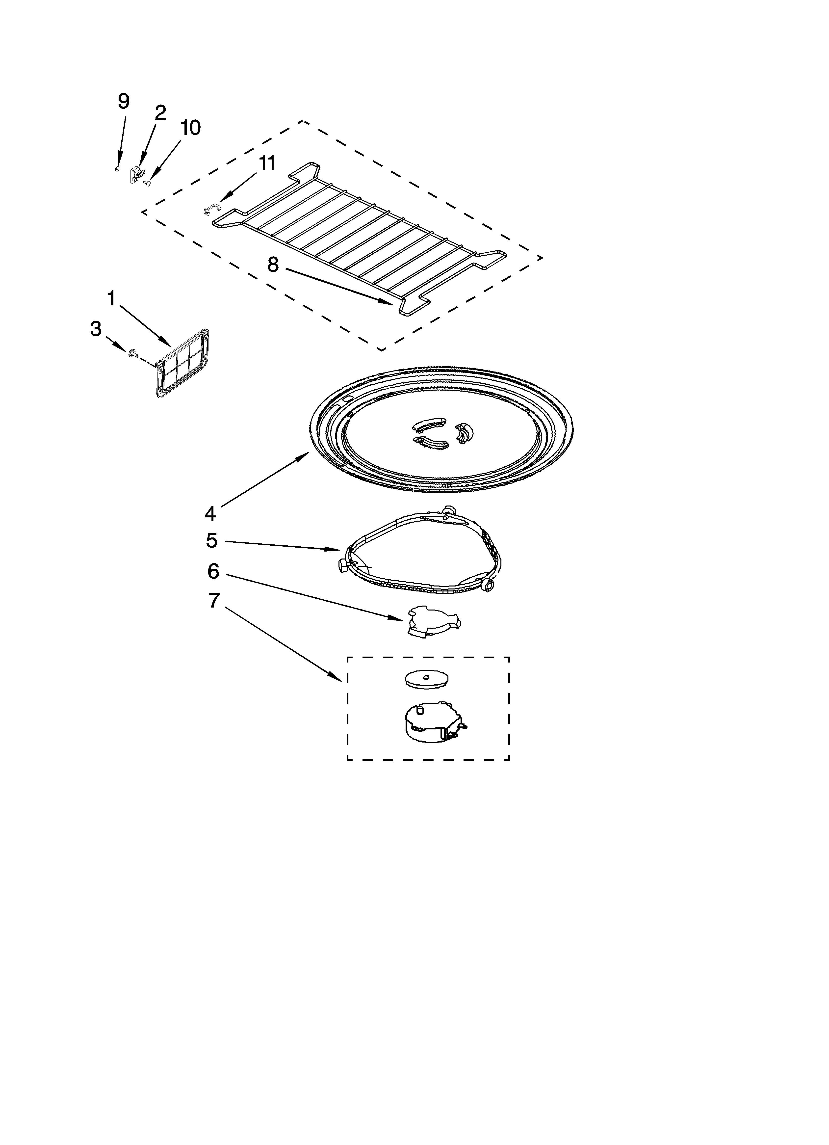 Turntable parts
