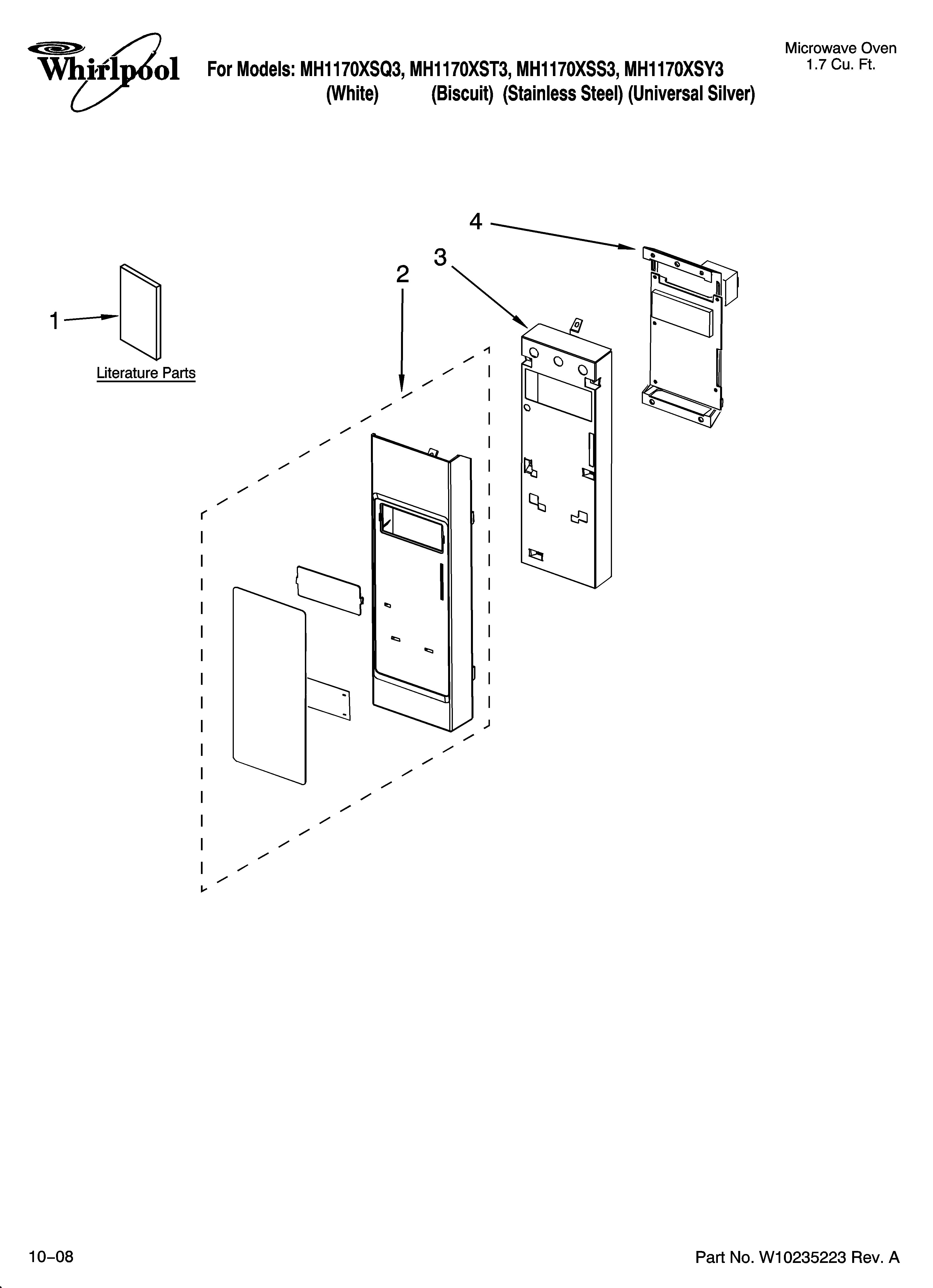 Control panel parts