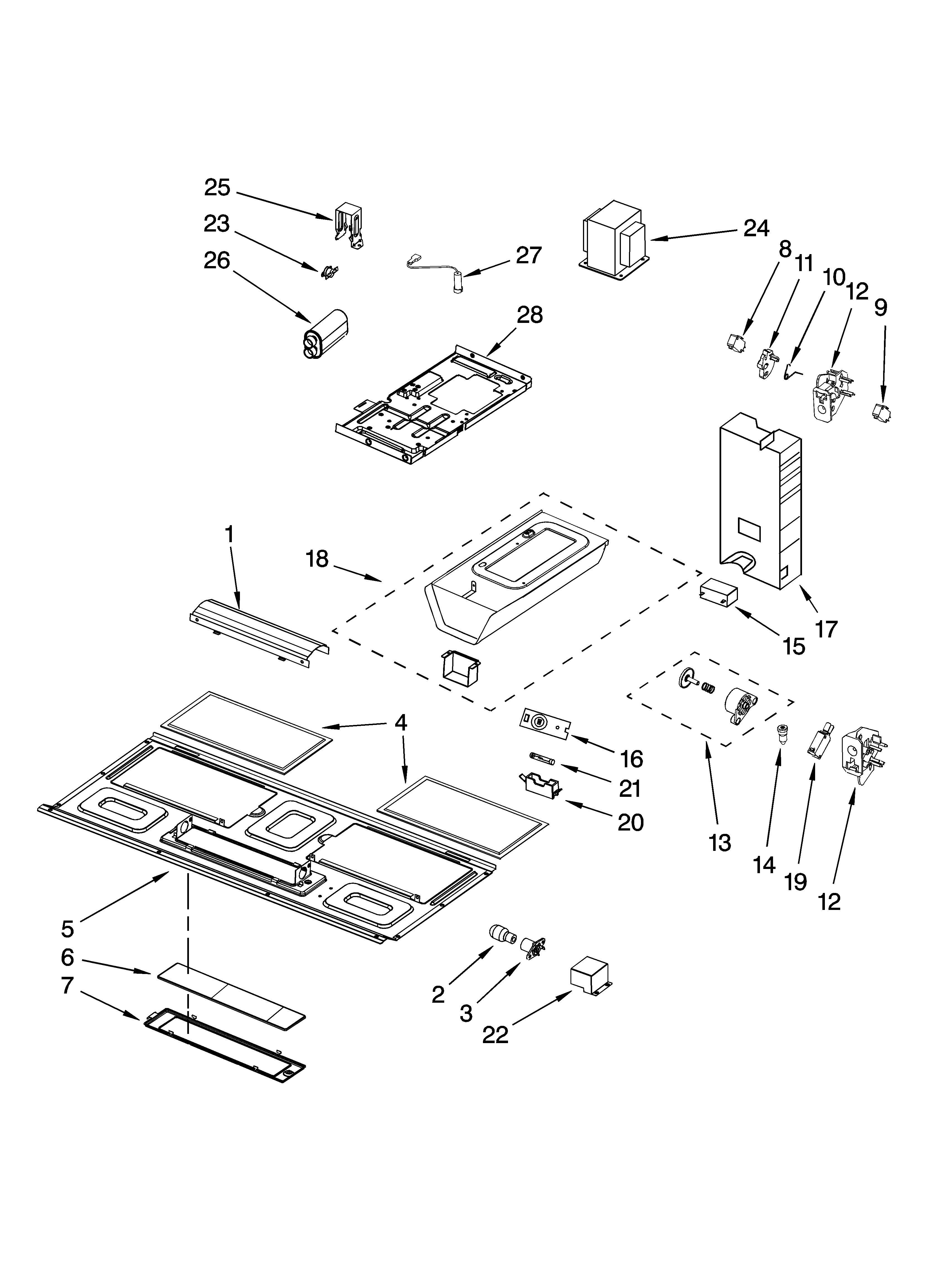 Interior and ventilation parts