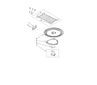 Whirlpool MH1170XST3 turntable parts diagram