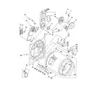 Whirlpool YWED5700VH0 bulkhead parts, optional parts (not included) diagram