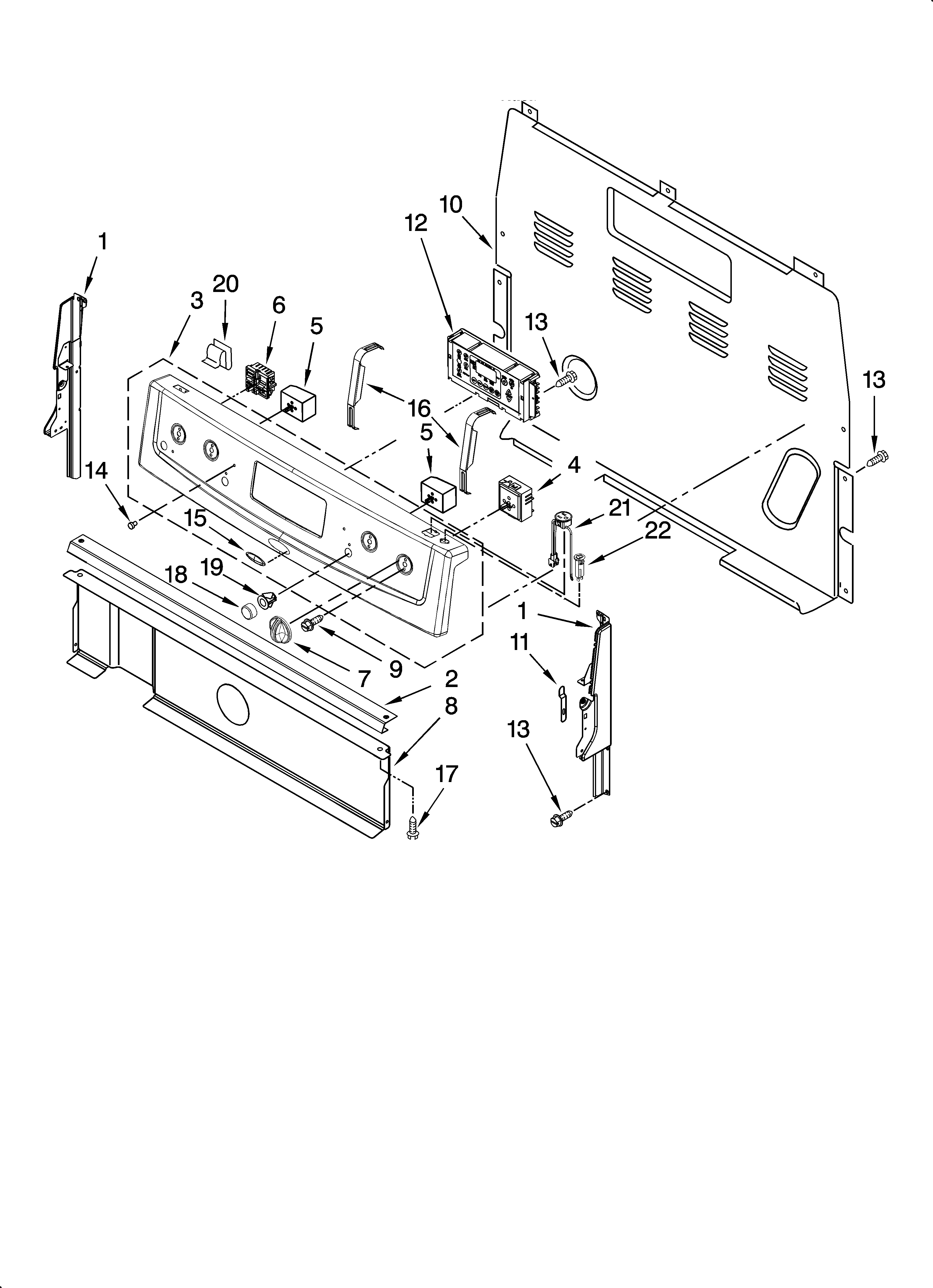 CONTROL PANEL PARTS