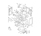 Whirlpool YWFE371LVB0 chassis parts diagram