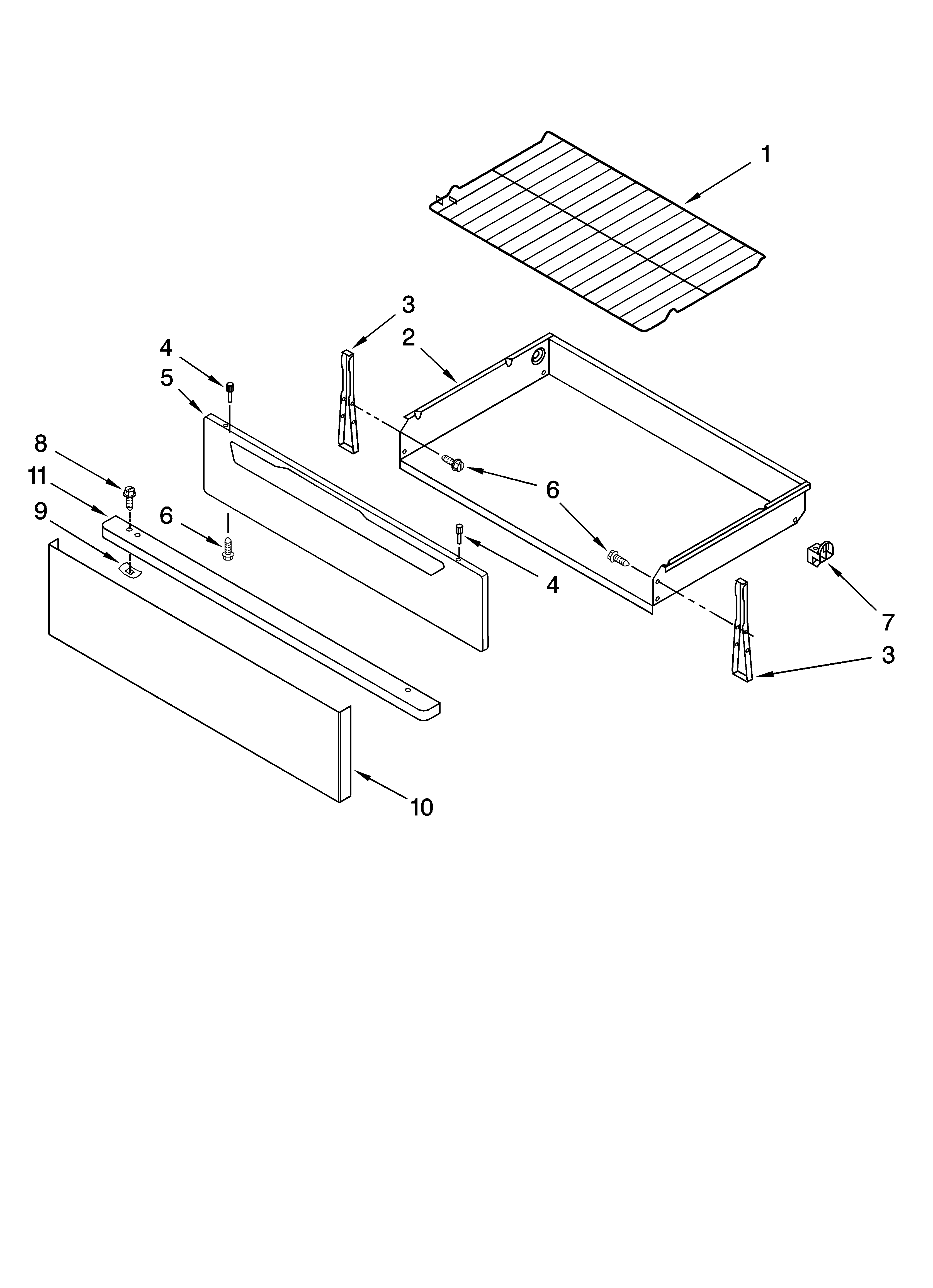 DRAWER & BROILER PARTS