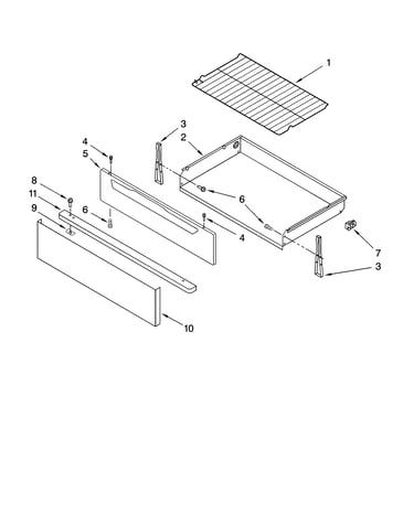 Drawer & broiler parts