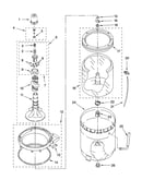 Agitator, basket and tub parts