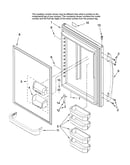 Refrigerator door parts