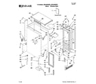 Jenn-Air JIM158XBRS2 cabinet liner and door parts diagram