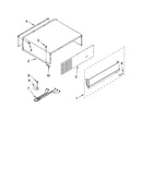 Top grille and unit cover parts