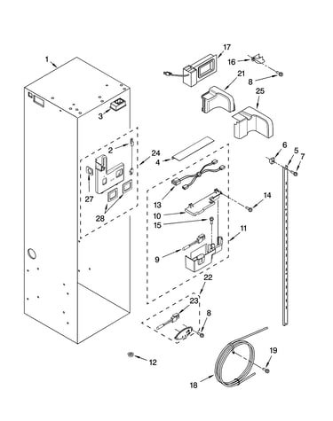 Refrigerator liner parts