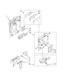 Dispenser front parts