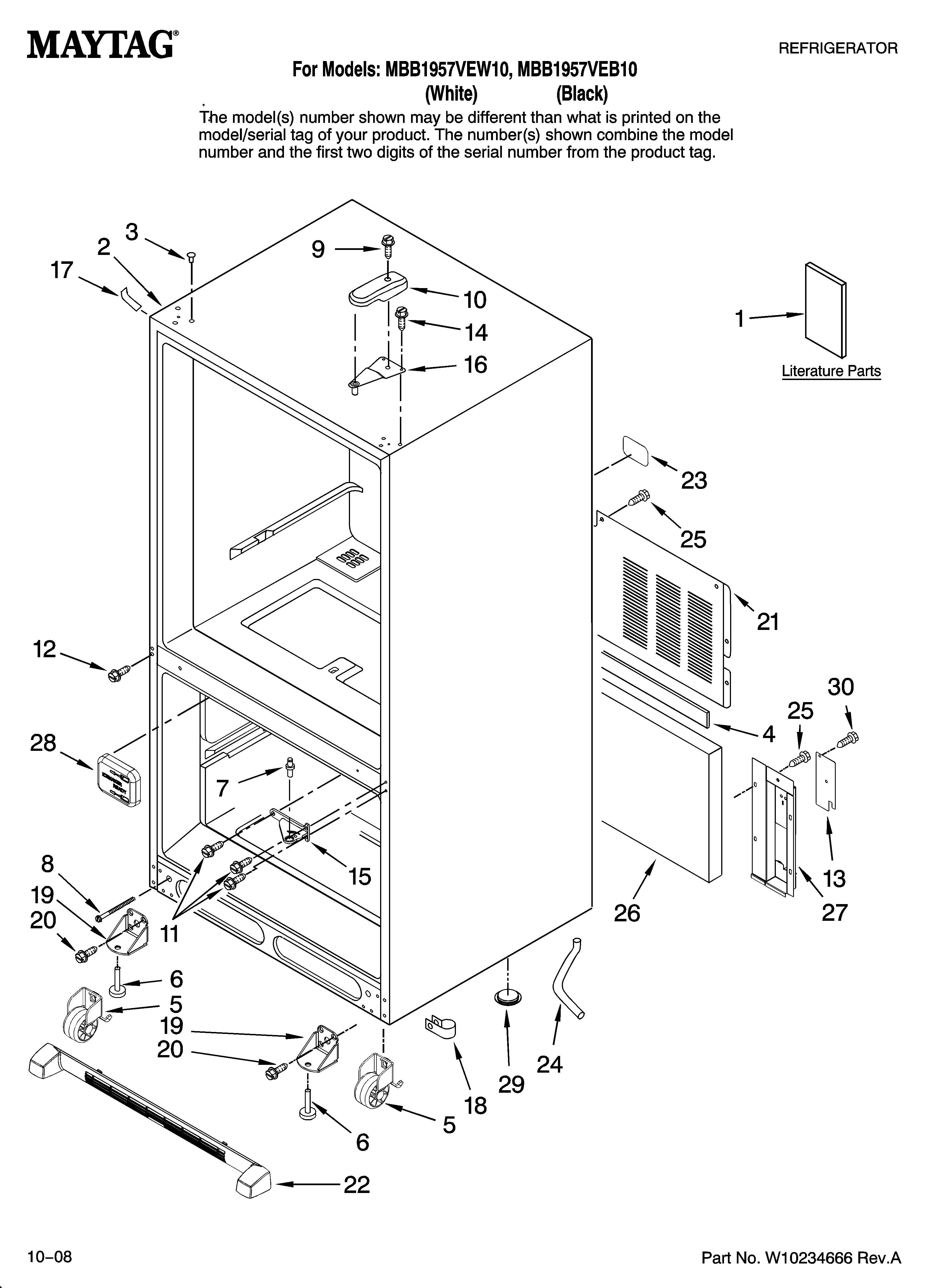 CABINET PARTS