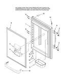 Refrigerator door parts