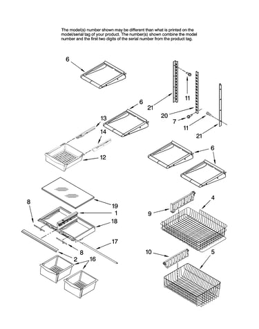 Shelf parts, optional parts