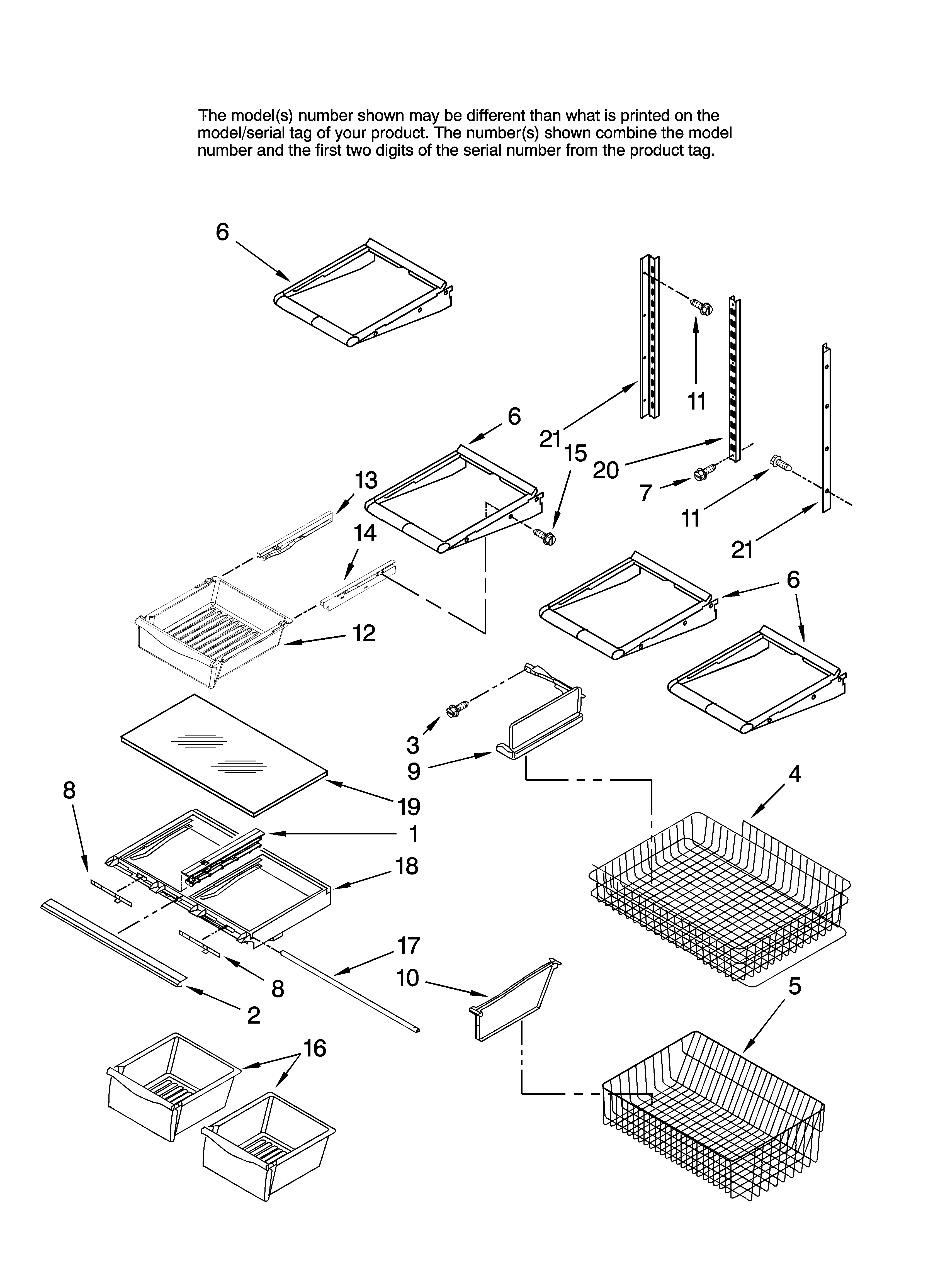 Shelf parts