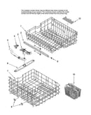 Upper and lower rack parts