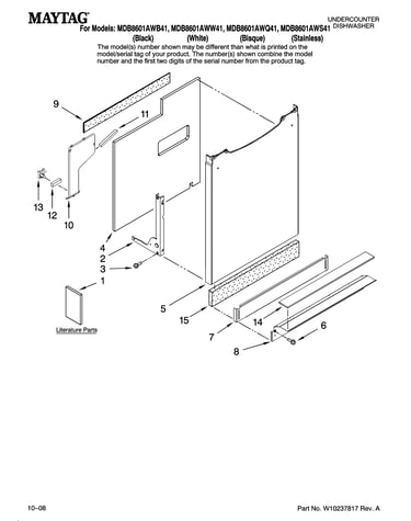 Door and panel parts