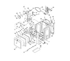 Maytag MEDB800VB0 cabinet parts diagram
