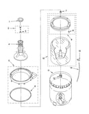 Agitator, basket and tub parts