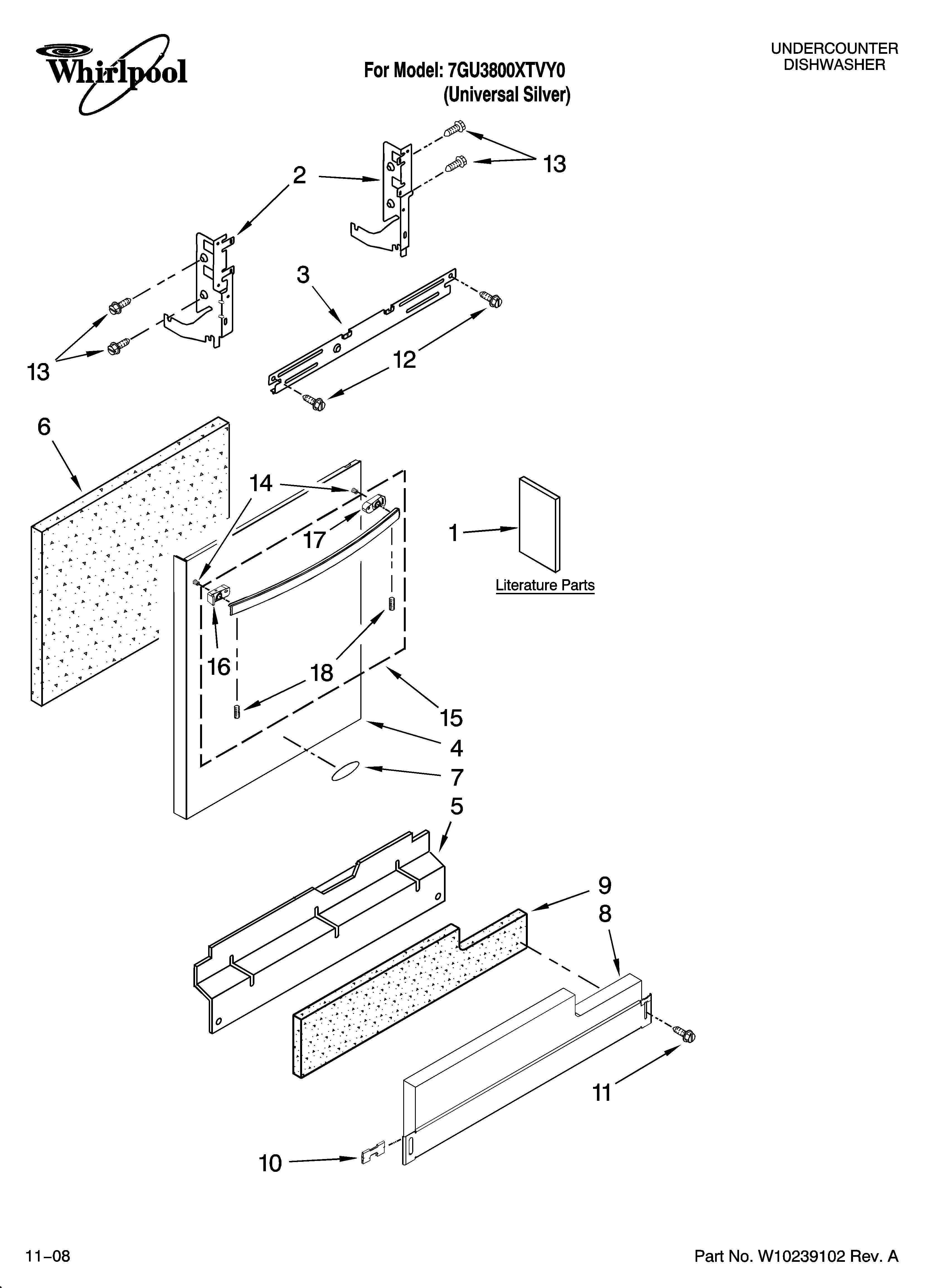 Door and panel parts