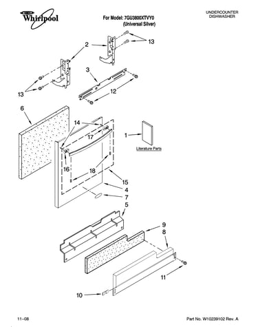 Door and panel parts