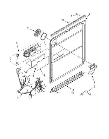 Door and latch parts