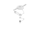 Whirlpool 7GU3800XTVY0 lower washarm parts, optional parts (not included) diagram