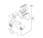 Whirlpool ED5CHQXVT00 icemaker parts, optional parts (not included) diagram