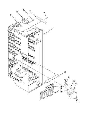 Refrigerator liner parts