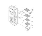 Ikea ID5HHEXTQ00 freezer liner parts diagram