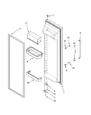 Refrigerator door parts