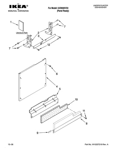 Door and panel parts