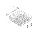 Upper rack and track parts