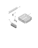 Lower rack parts