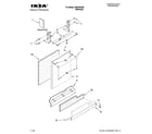 Ikea IUD9750VS0 door and panel parts diagram