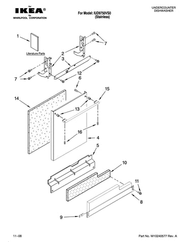Door and panel parts