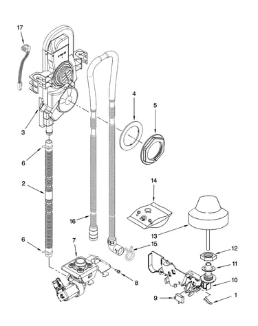 Fill, drain and overfill parts