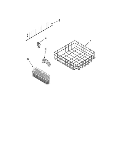 Lower rack parts