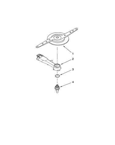 Lower washarm and strainer parts, optional parts (not
