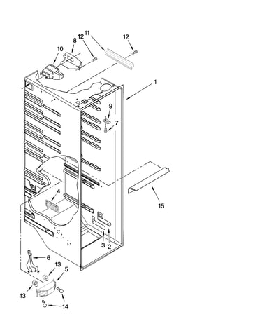 Refrigerator liner parts