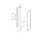Inglis IVS225300 freezer door parts diagram