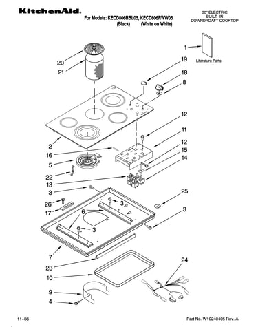 Cooktop parts