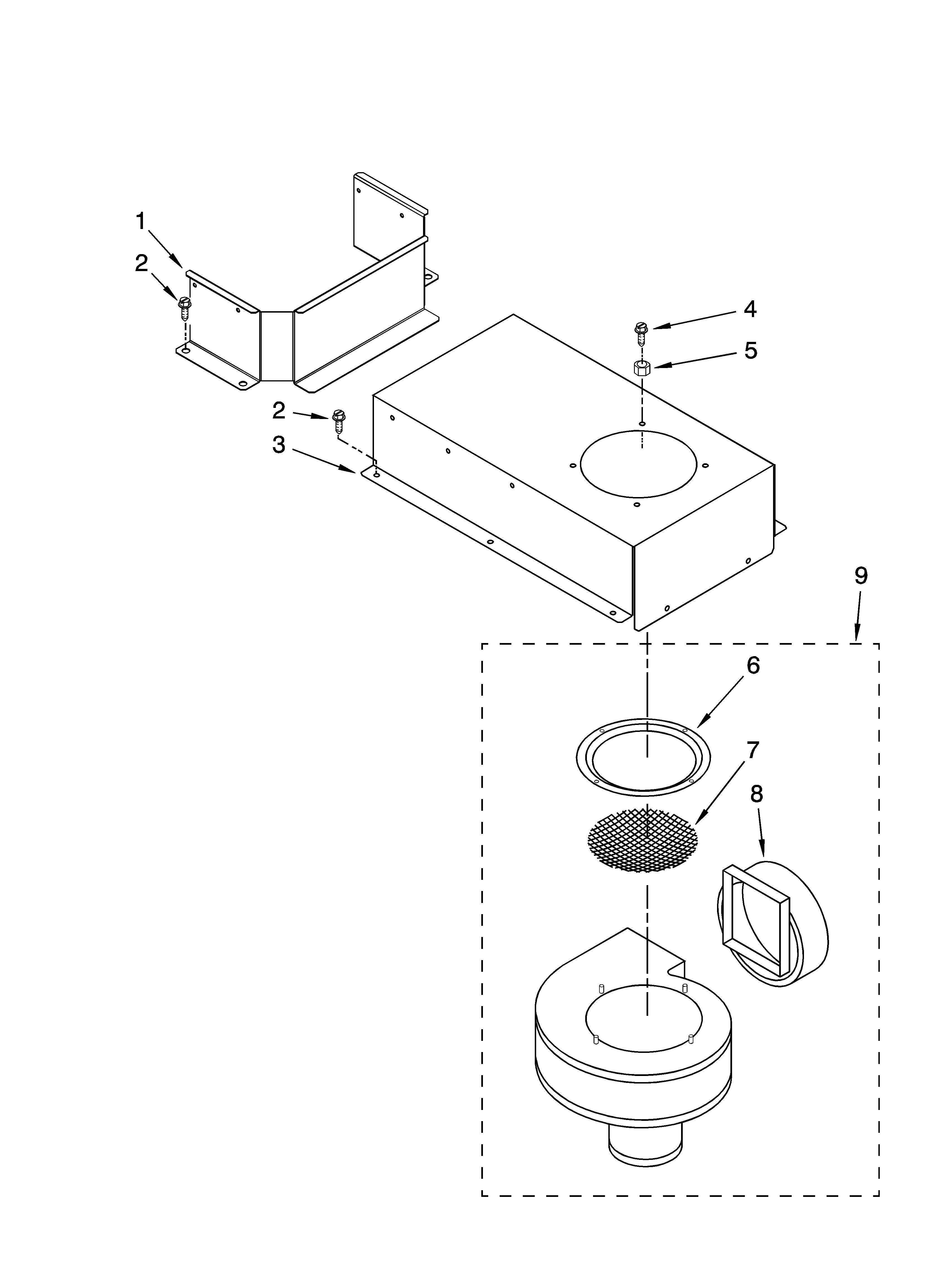 Blower unit parts, optional parts