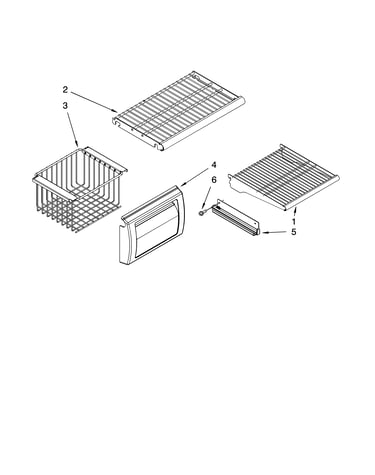 Freezer shelf parts
