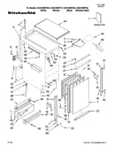 Cabinet liner and door parts