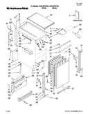 Cabinet liner and door parts
