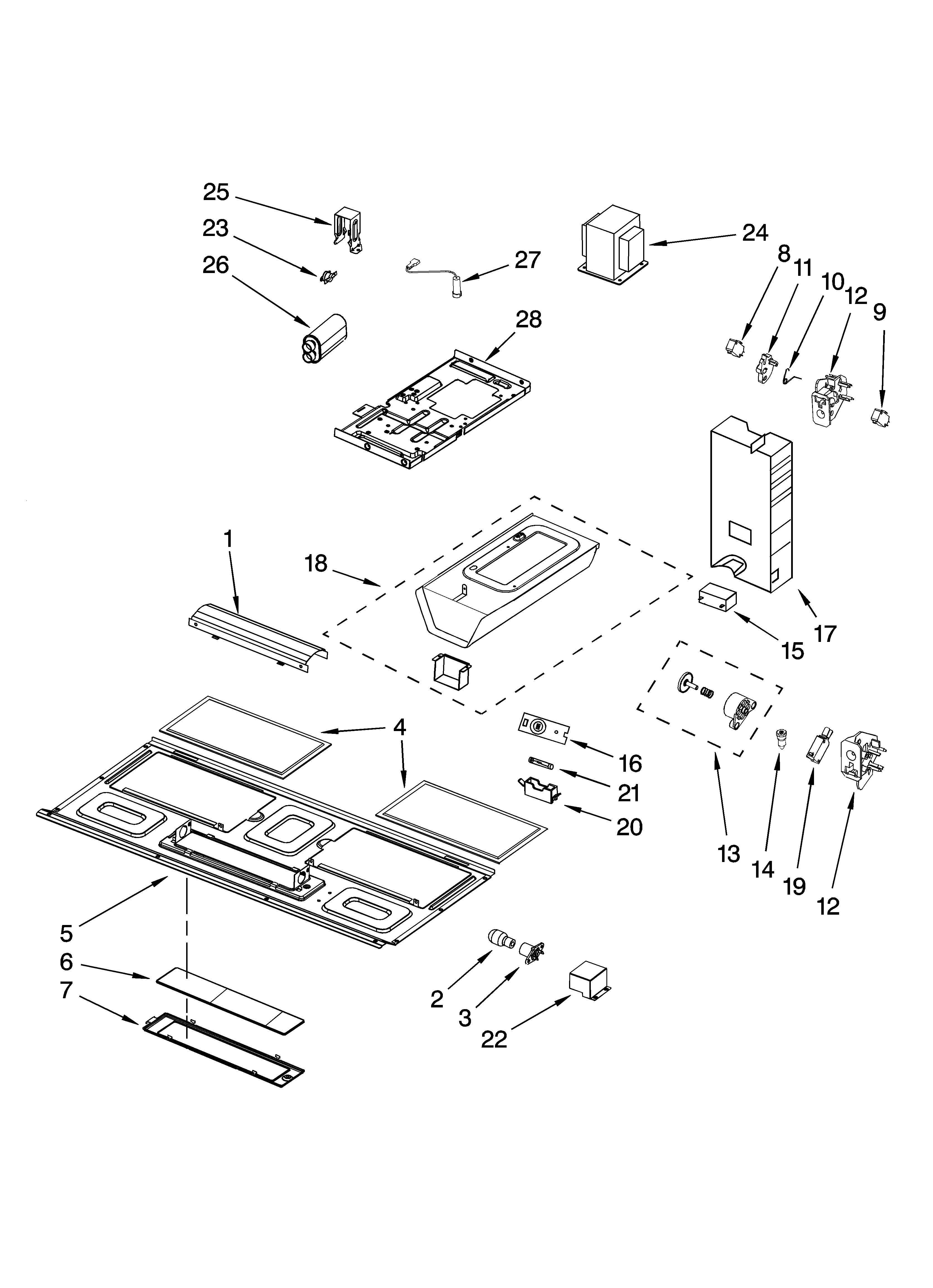 Interior and ventilation parts